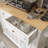 Laronna 43.4 " W Kitchen Island with Solid Wood Top-1225106256