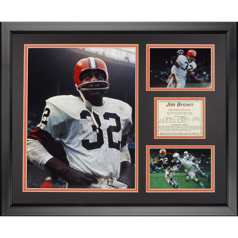 Memorabili de cleveland brown-jim encadré NFL