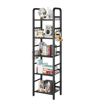 146cm H x 36cm W Steel Bookcase