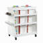 Chariot artisanal traditionnel, finition blanche