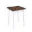 Nadia Oak And Chrome Bar Table