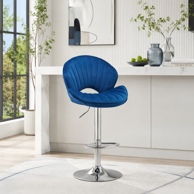 Ensemble de tabourets de bar réglables avec dossier et repose-pieds