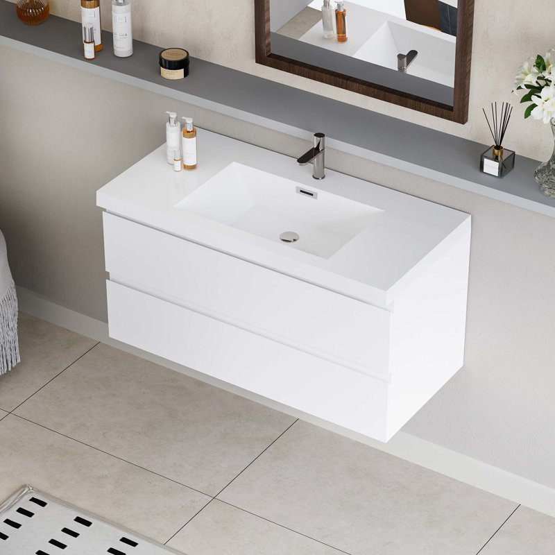 Floating Bathroom Vanity With Sink