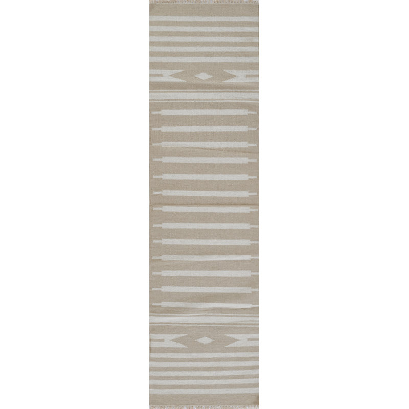 Thompson Wool Geometric Indoor Rug, Runner 2'3" X 8' 