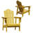 Devito All-Weather Resistant HDPE Plastic Oversize Adirondack Chair-1771610901