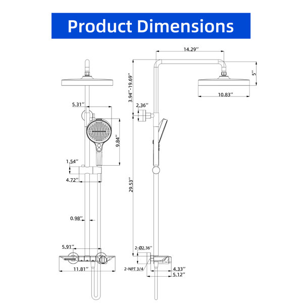 Dimensions du produit