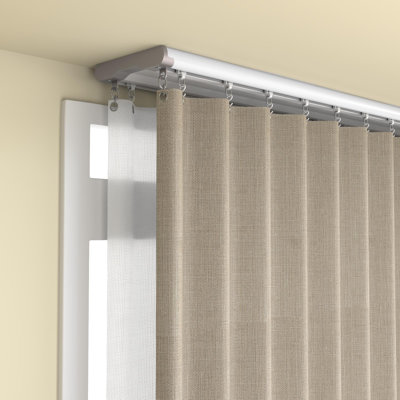 Silent Double Curtain Track Ceiling Mount 5' to 16', Wide 4" White Aluminum track Curtains Rail, Bedroom/Window/Hotel Drop Ceiling Curtains Tracks (without curtains & hooks)(Double, 12ft)