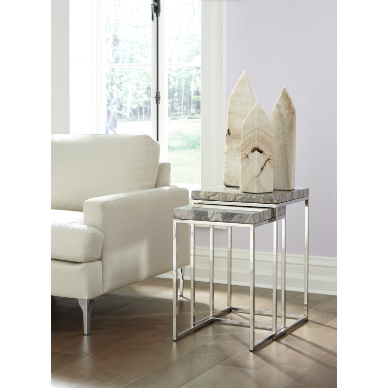 Sculpture, Beige, 16" H x 4" W x 4" D