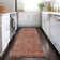 Machine Washable Indoor/Outdoor Xhevrie Terracotta Rug