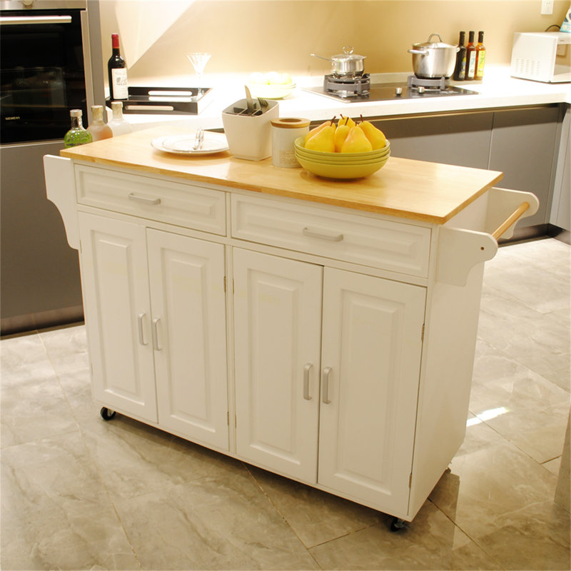 Kitchen Island & Kitchen Cart(No Include Stool)