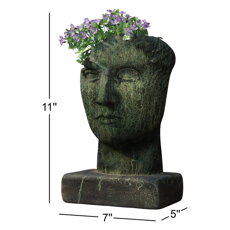 Handmade Statue Planter, Pietra Vecchia