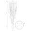 Lustre, 16 lumières, 24 po, nickel poli, verre transparent-2039882685