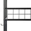 Metal Base Computer Desk with Power Outlet-1009136429