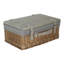 Fleur De Lis Living Wicker Decorative Basket-1863928391