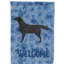 Caniche en polyester à 2 côtés 40 x 28 po standard welcome drapeau maison-957493053