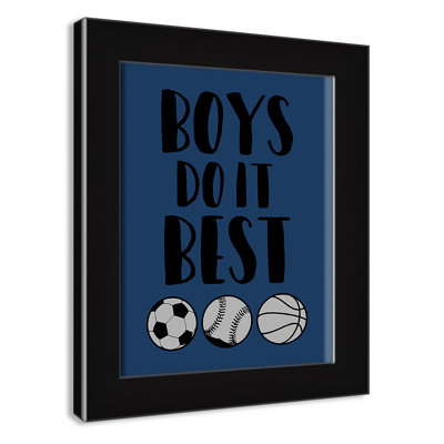Boys Do It Framed Art