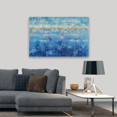Asbtract et art de l'horizon bleu
