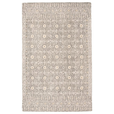 Stalder Ivory Hand-Tufted Wool Rug