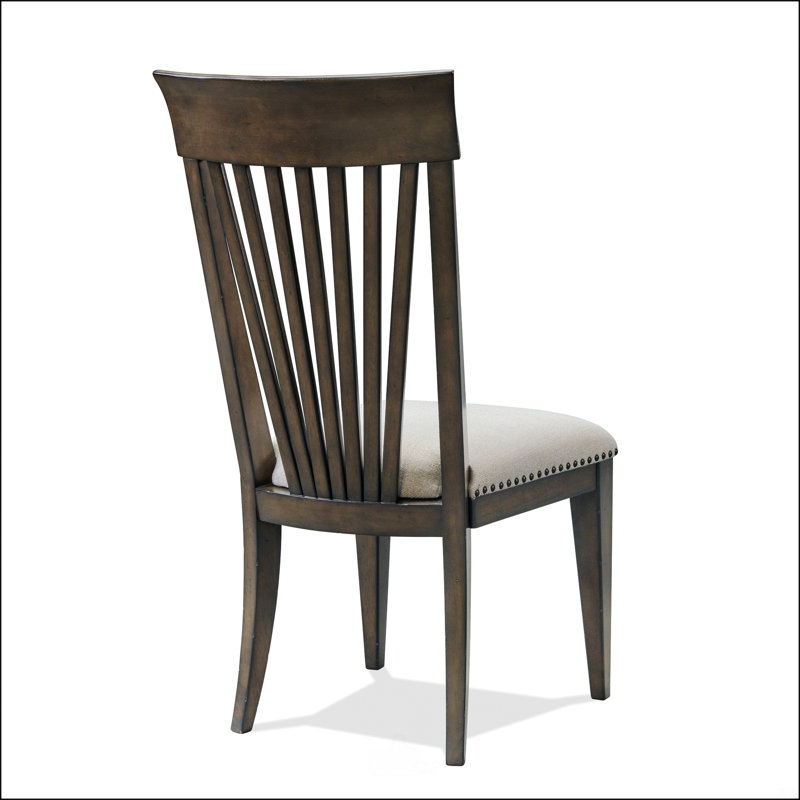 Chaises de salle à manger rembourrées à garniture cloutée