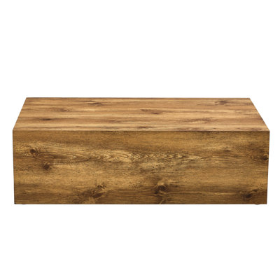 Modern Coffee Table - Wood Pattern For A Stylish Living 39.4x23.19x11.48 Inches Grain Classy Look