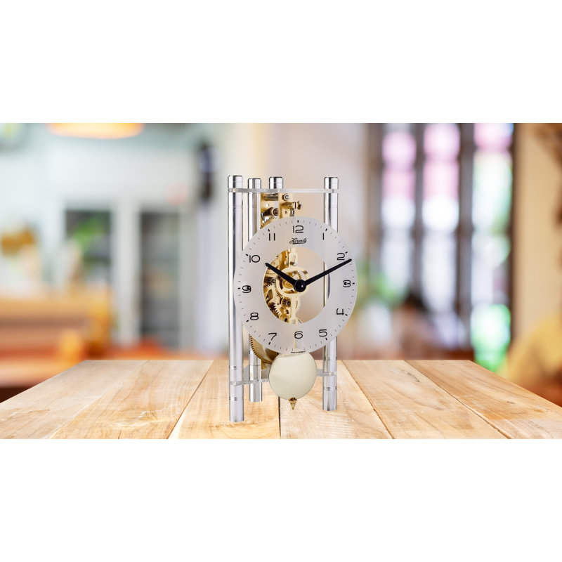 Lakin Mechanical Clock, Silver/Gold