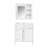 Modern Bathroom Storage Cabinet with 2 Drawers and a Tip-out Drawer