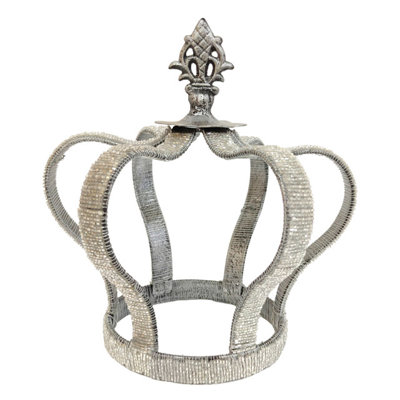 Prince of Monaco Crown – Silver Decorative Accent