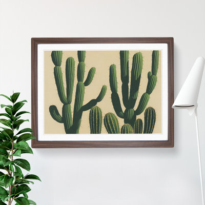 A Contemporary Cactus - Framed Print