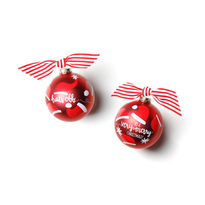 3.94'' Glass Holiday Shaped Ornament