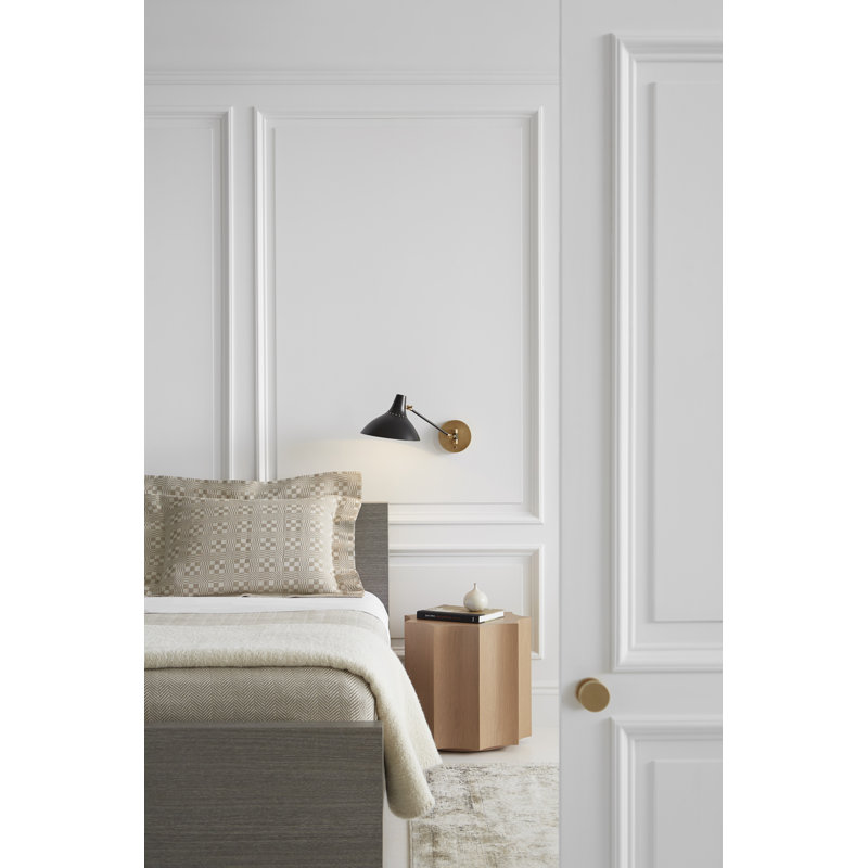 AERIN Charlton Wall Light, Plaster White