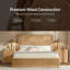 Graciana 3-Piece Fluted Solid Wood Bedroom Set-296183251-296183278