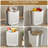 2-Pack Collapsible Laundry Basket, Hanging Laundry Hamper - Ventilated Design and Space Saving, Suitable for Bathrooms, Bedrooms, Dormitories, Laundry Rooms, with a Free Laundry Bag