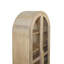 Armoire contemporaine en bois de manguier massif naturel brun