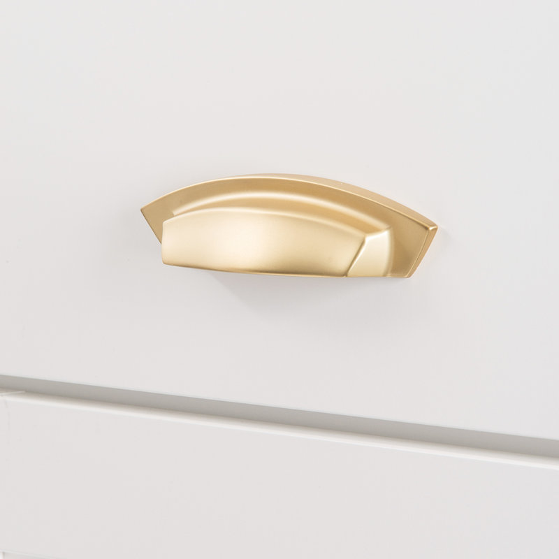 Poignées d'armoire de cuisine Veloc, poignées de tiroir à noyau solide pour portes d'armoire, 3 po et 3-3 / 4 po (96 mm)