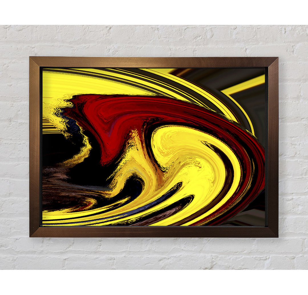 Gerahmtes Wandbild Yellow Energy