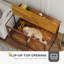 Dog Crate Furniture with Openable Top Two Doors for Dogs-108891019