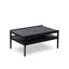 Table basse 2 en 1 en bois massif rétractable