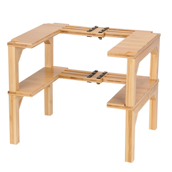 Freestanding Bamboo Spice Rack