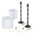27.5in Brushed Bronze Buffet Table Lamps