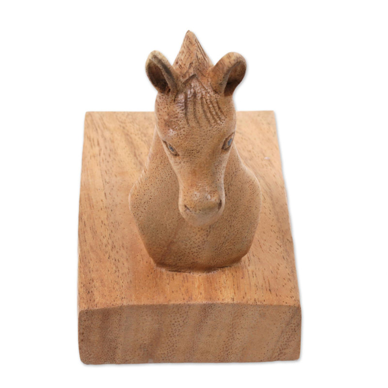 Butée de plancher de coin en bois de cheval pratique Dugg