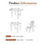 Ensemble de table de salle à manger extensible 3 pièces-544571505