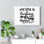God Is Everywhere So Pray Anywhere - Wrapped Canvas Print-1852240942