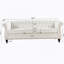 Canapé Chesterfield à accoudoirs roulés 84 po 3 places
