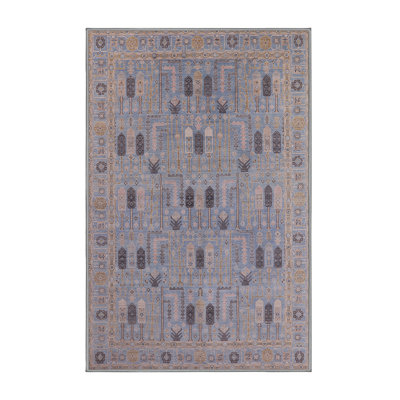 Tapis bleu clair