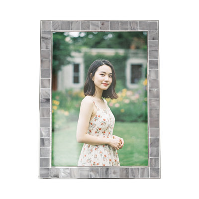 Grey Metal Picture Frame