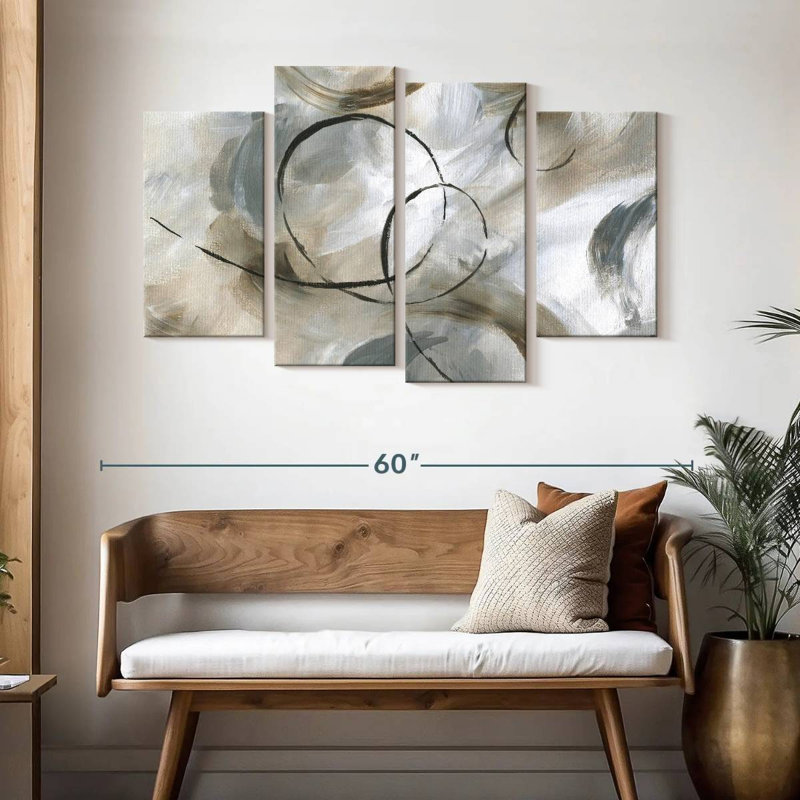 Impression sur toile murale, H 32 po x l 52 po x P 1,25 po