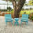 Grandcourt Fully Assembled All-Weather Recycled HDPE Outdoor Folding Patio Chair-630115127