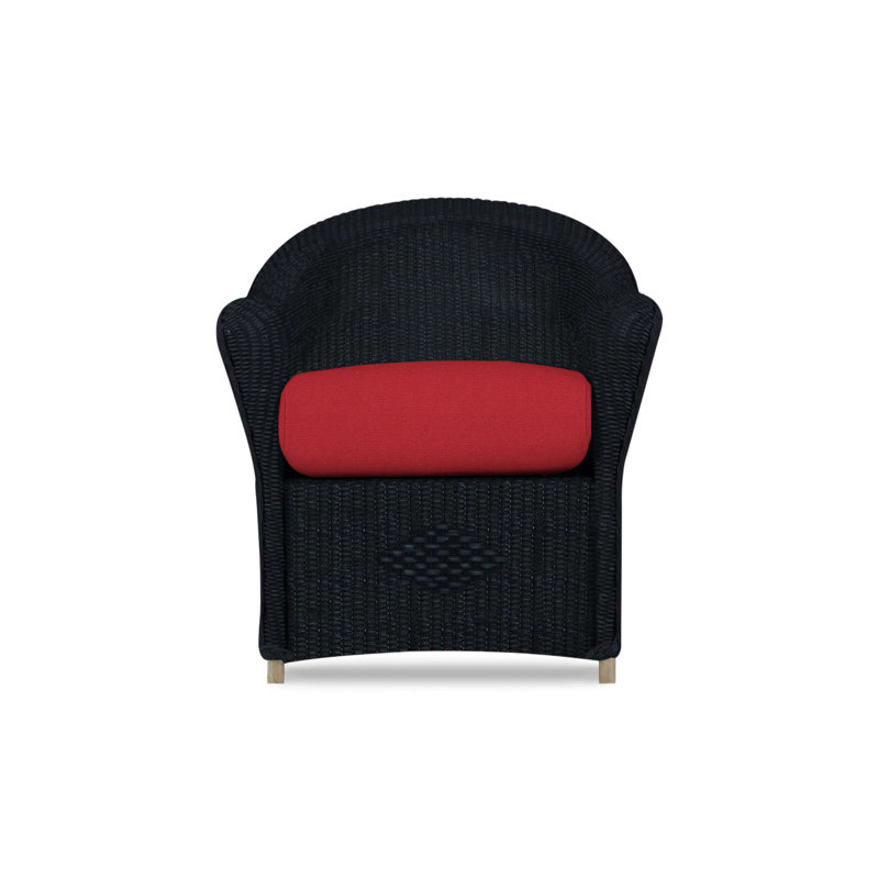 Reflections Outdoor Dining Armchair, Ebony, Remy Pebble