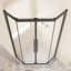 Cabine de douche pivotante semi-sans cadre 36 "x H 72"