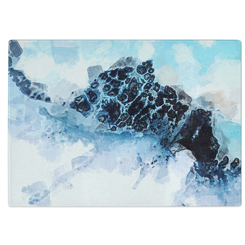 Glass For The Old Times in Abstract Chopping Board, 39 cm W x 28.5 cm L